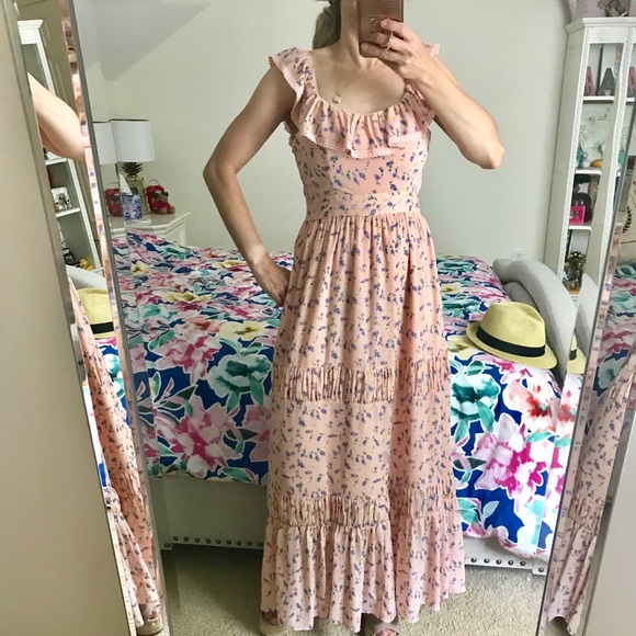 Anthropologie Dresses & Skirts - NEW Free the Roses Nora floral Ruffle maxi dress